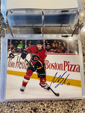 Mikael Backlund Signed Autographed Calgary Flames 8X10 Photo