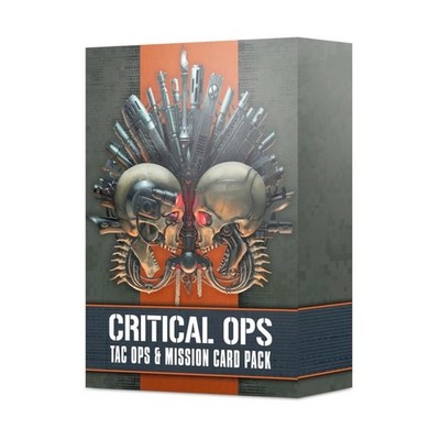 GW Warhammer 40K Kill Team 3  Critical Ops - Tac Ops & Mission Cards Pa VG+/NM