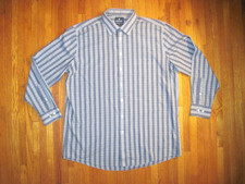 Stafford Travel 2XL-18-36/37 Easy Care Broadcloth Gray Check Dress Shirt New