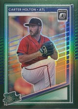 2025 DONRUSS BASE RATED PROSPECT OPTIC GREEN #182 CARTER HOLTON 1/5