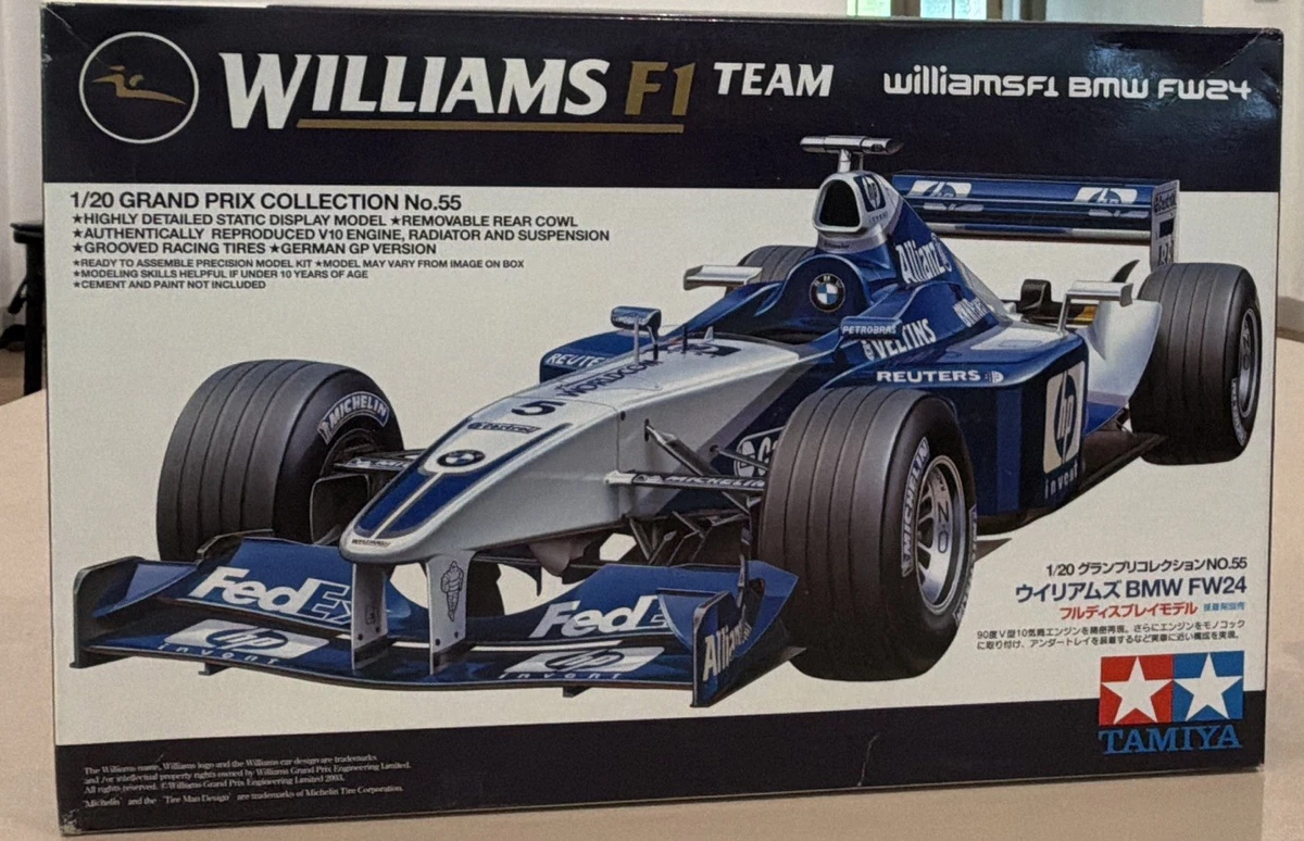 Tamiya Williams In 1/12 Scale Sports Car Toy Models & Kits for