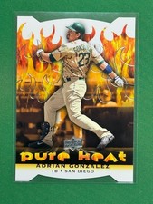 2010 Upper Deck Baseball Pure Heat Die-Cut #PH-1 Adrian Gonzalez