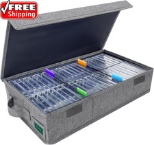 Cassette Tape Storage Box, Practical Cassette Tape Holder 16.34 X 9.25 X 3.54 In