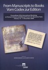 From Manuscripts to Books - Vom Codex zur Edition : Proceedings of the Intern...