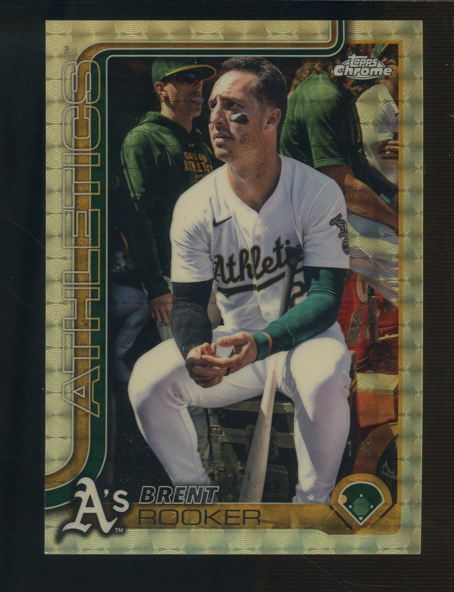 2025 Topps Chrome Superfractor #54 Brent Rooker A's Image Variation 1/1