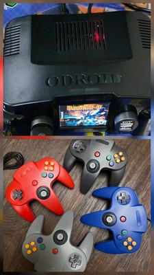 Odroid XU4 OGST RETRO N64 case with LCD, 256GB Recalbox gaming home console