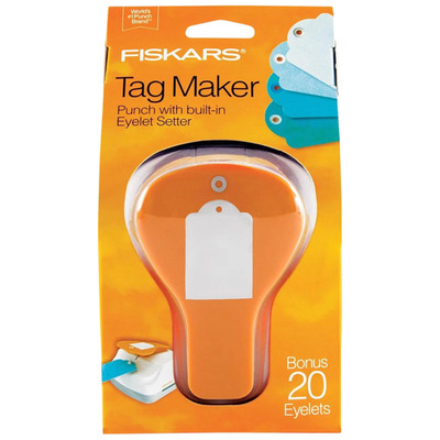 Fiskars 3-in-1 Tag Maker: 2 in. x 3 in. Tag Size (White)