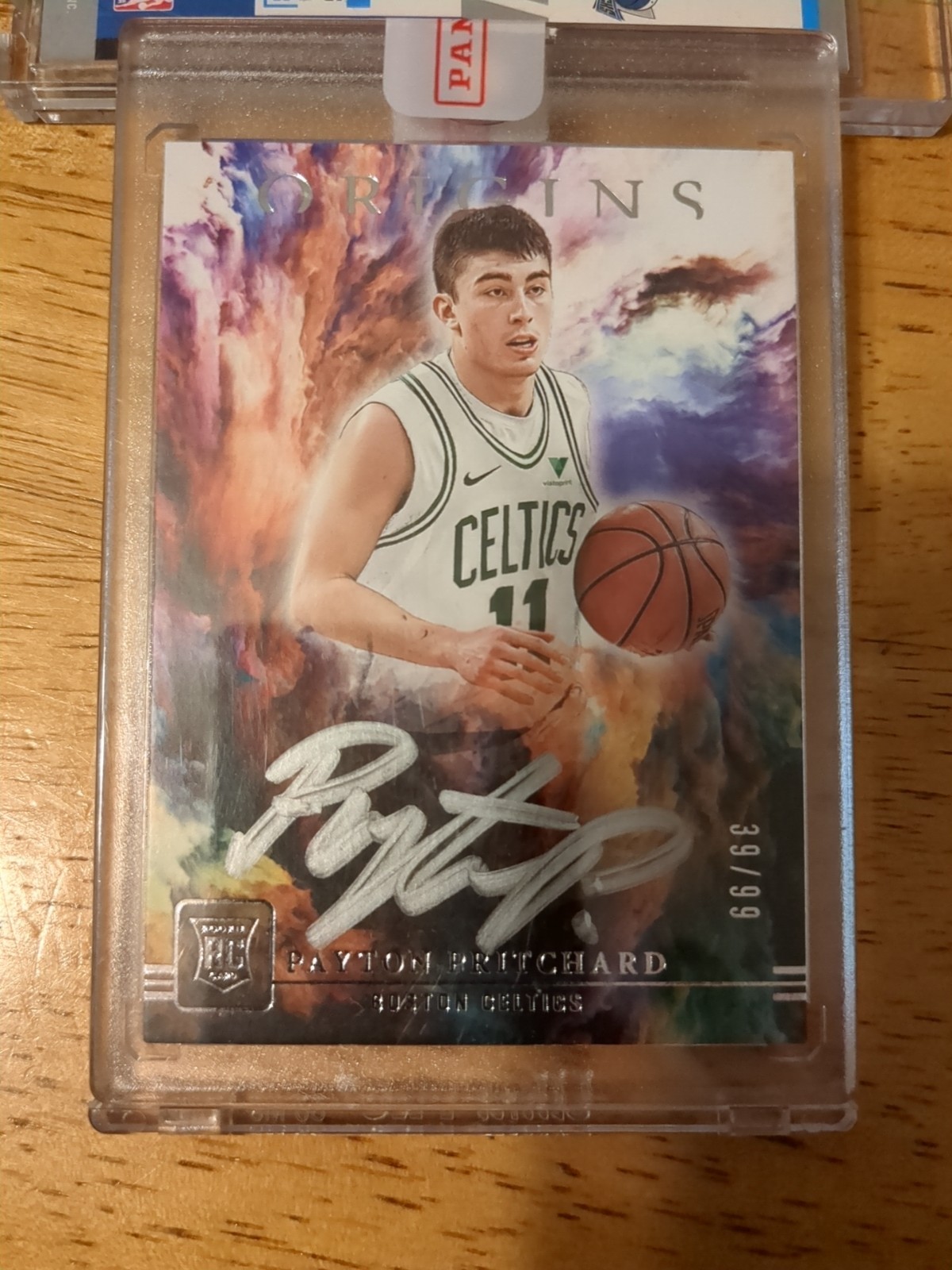 2020-21 Origins Payton Pritchard On Card Silver Ink Auto RC /99 #OA-PRI
