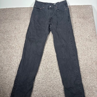Vintage Levi's 550 Relaxed Fit Black Jeans Men's W34 L36 Denim Pants