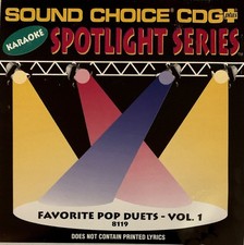 SOUND CHOICE SPOTLIGHT - FAVORITE POP DUETS - V1 - SC8119 - RARE 