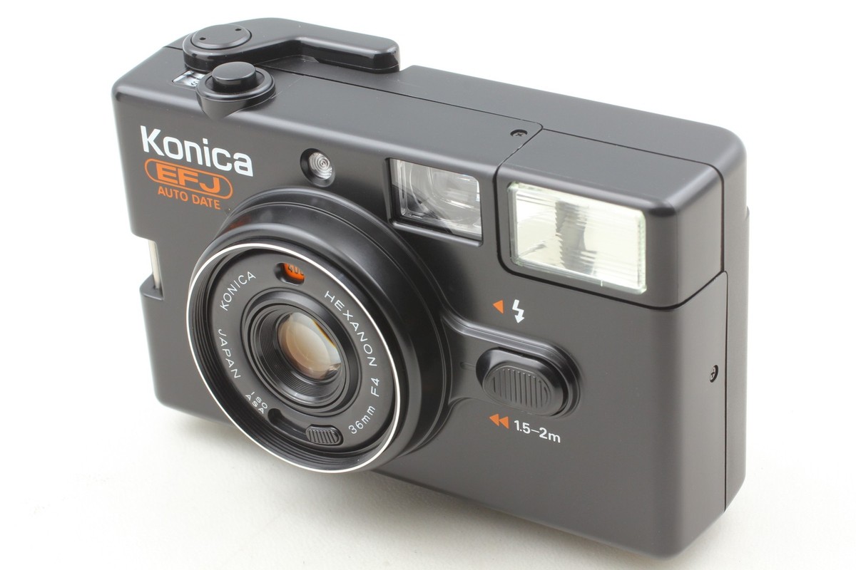 MINT w/Box] Konica EFJ Auto Date Point & Shoot 35mm Film Camera