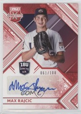 2018 Elite Extra Edition 18U National Team Signatures Red Max Rajcic Auto 0ul1