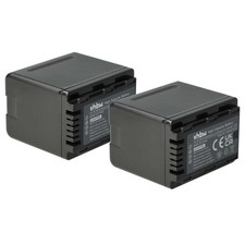 2x Akku für Panasonic HDC-SD40EG-K HDC-SD66EG-K HDC-SD80 HDC-SD66 3200mAh 3,6V