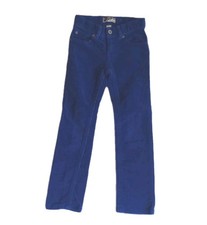 Children's Place Blue Corduroy Pants sz 6X/7 Skinny Girls Adjustable Waist