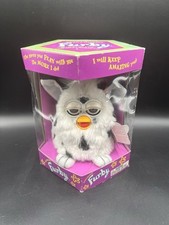 FURBY Snow Leopard Gray Eyes NEW SEALED Box Hasbro 1998 Tiger Electronics