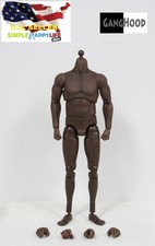 GangHood 1/6 Scale African Muscular Body For 12" figure Hot Toys worldbox  USA  