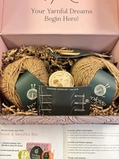 Hooks & Needles Crochet Knitting Kit New #2