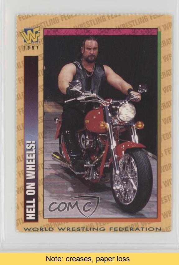 1996-98 WWF Magazine Cards Hell on Wheels! #128 READ 0w8f