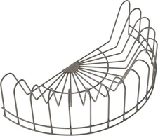 Vintage Style Rustic Wire Dish Rack, Plate Display, File Holder, Mail caddy, ...