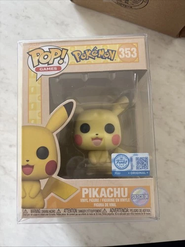 Funko Pop! Vinyl: Pokémon - Pikachu #353 Soft Color With protective case