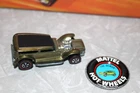 Vintage Hot Wheels Redline 1969 The Demon olive Color dark Interior-NICE