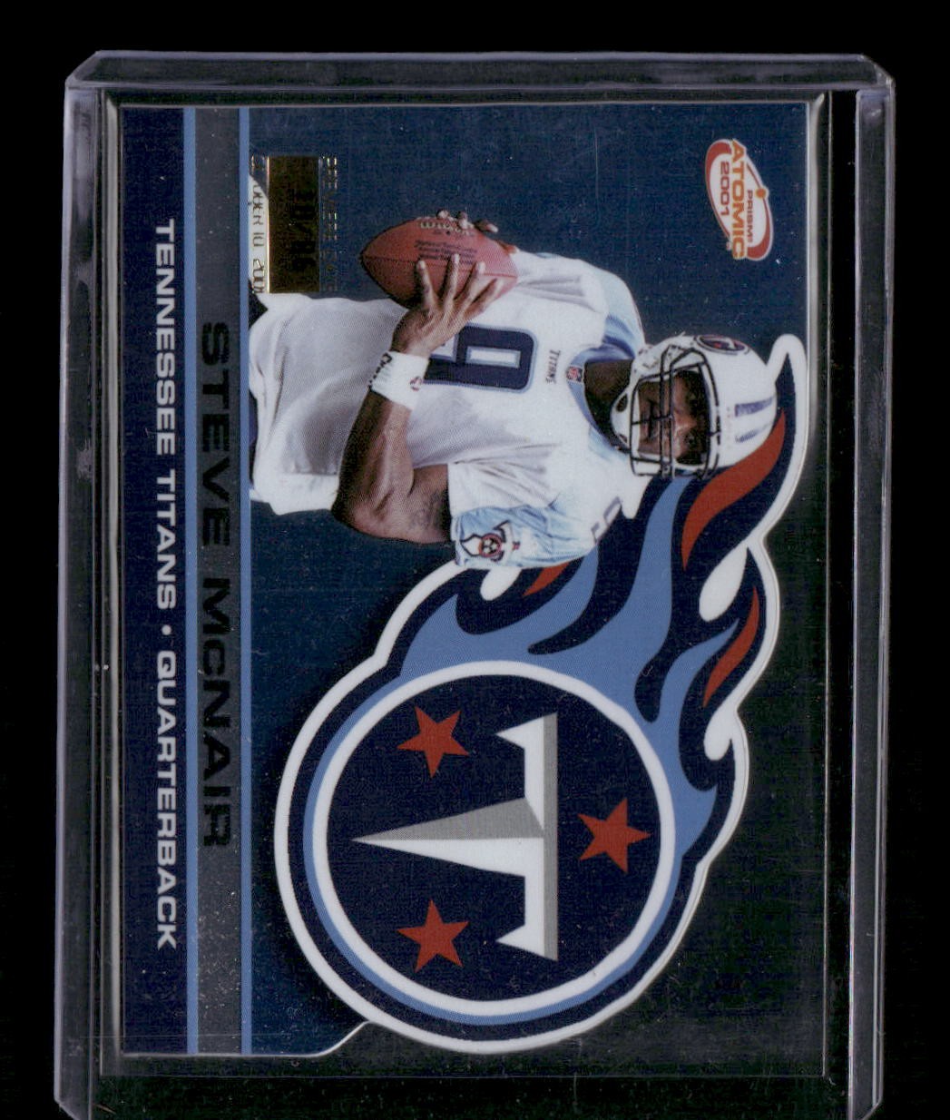 2001 Pacific Prism Atomic Steve McNair Premiere Date #144 #/86 Tennessee Titans