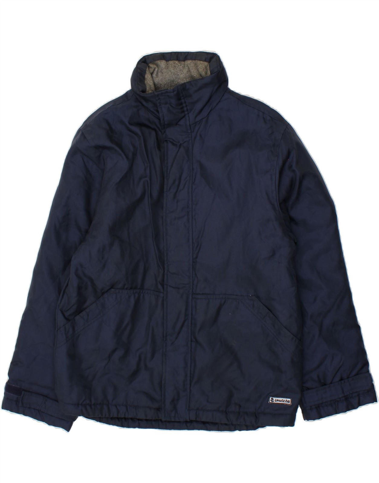 INVICTA Boys Windbreaker Jacket 11-12 Years Navy Blue Polyamide AU15