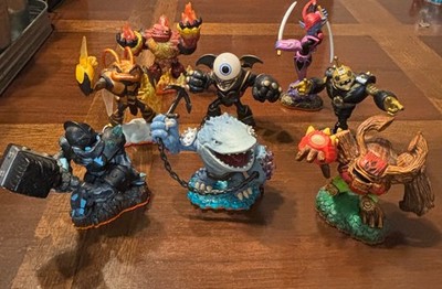 Skylanders Giants COMPLETE Set of 8 Figures Lot - Tree Rex, Eye Brawl, Ninjini,
