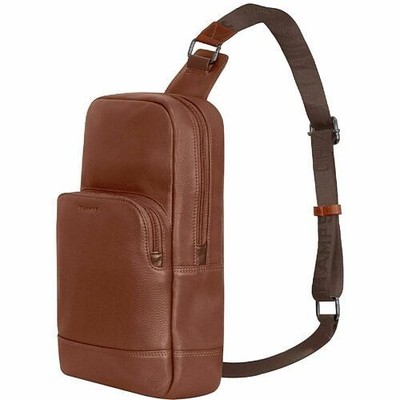New Champs Onyx Carrying Case (Sling) Brown RFID Resistant Top Grain Cowhide