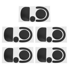 5 Sheets Mouse Feet Skates Pad: Self-Adhesive Mouse Glide Sticker Non-Slip -