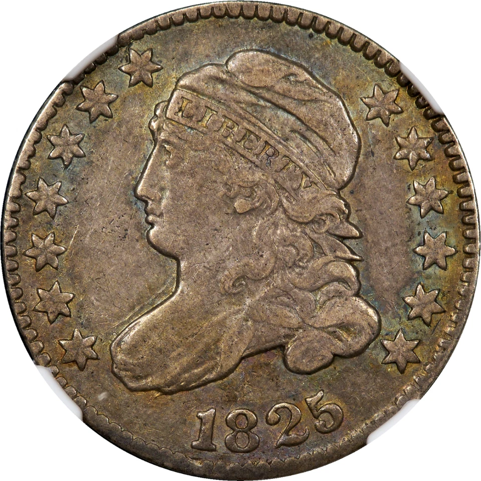 1825 Capped Bust Dime 10c JR-5 NGC XF40  - Image 4 of 4