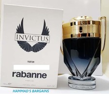 PACO INVICTUS BY PACO RABANNE PARFUM 3.4 OZ / 100 ML FOR MEN NEW IN WHITE BOX 
