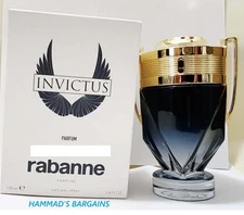 PACO INVICTUS BY PACO RABANNE PARFUM 3.4 OZ / 100 ML FOR MEN (NEW IN WHITE BOX)
