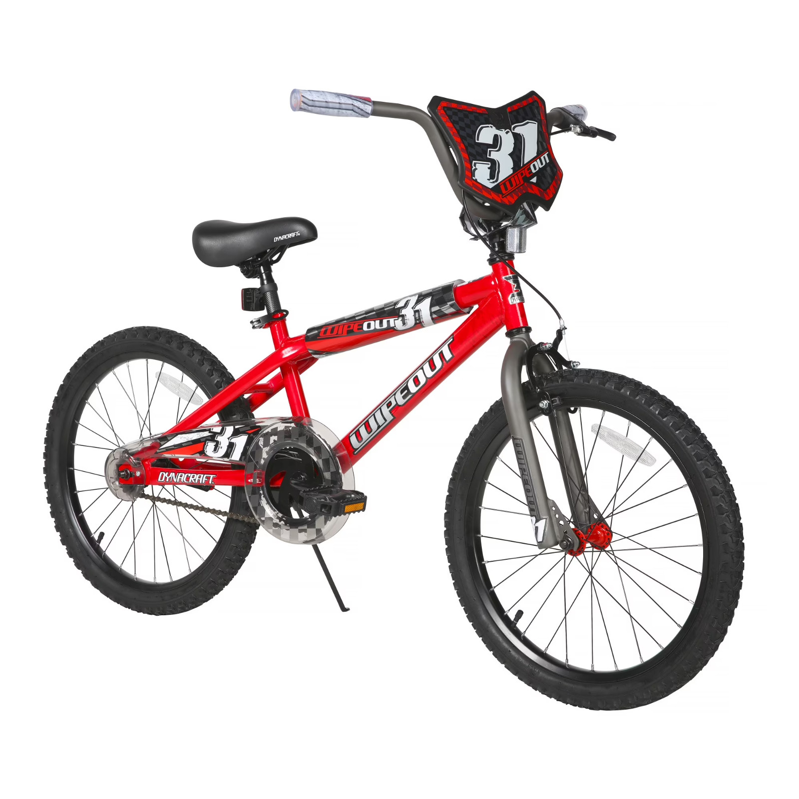 20" Dynacraft Wipeout Boys Bike, BMX, Red, Kids Age 7-14 Yea
