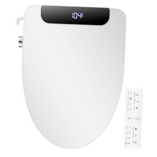 Electric Bidet Toilet Seat, Warm Water with Air Dryer, Heated Seat Elongated