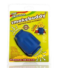 Smoke Buddy The Original PERSONAL AIR FILTER "Blue" w/ FREE Keychain