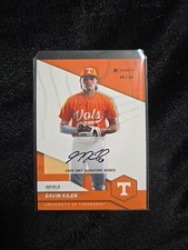 GAVIN KILEN 2025 ONIT Tennessee Baseball Orange Parallel On Card AUTO /50