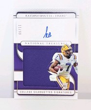2023 National Treasures Collegiate Silhouettes Signatures Kayshon Boutte 11/99
