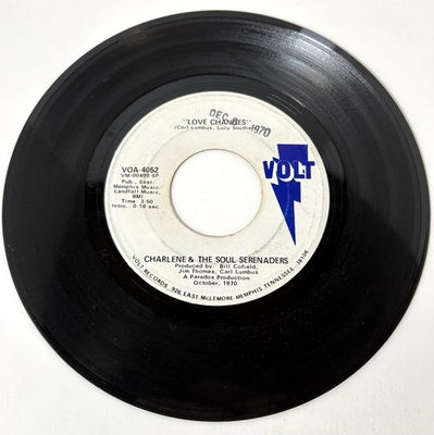 #ad #ad Charlene amp; The Soul Serenaders Love Changes 1970 Single 45 Volt VOA 4052 Promo $89.99