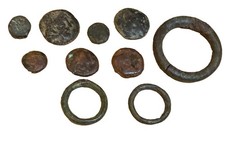A Lot Of 10 Ancient Greek Coins And Celtic Proto-coins (Ring Money) 600 - 100AD