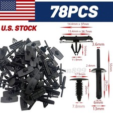 78x Full Fender Flare Hardware Clip Mounting Kit For 2007-2018 Jeep Wrangler Jk 78x Full Fender Flare Hardware Clip Mounting Kit For 2007-2018 Jeep Wrangler Jk