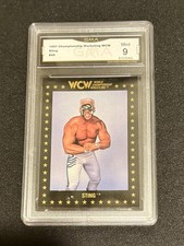 Sting 1991 Championship Marketing WCW #49 Card GMA 9 MINT