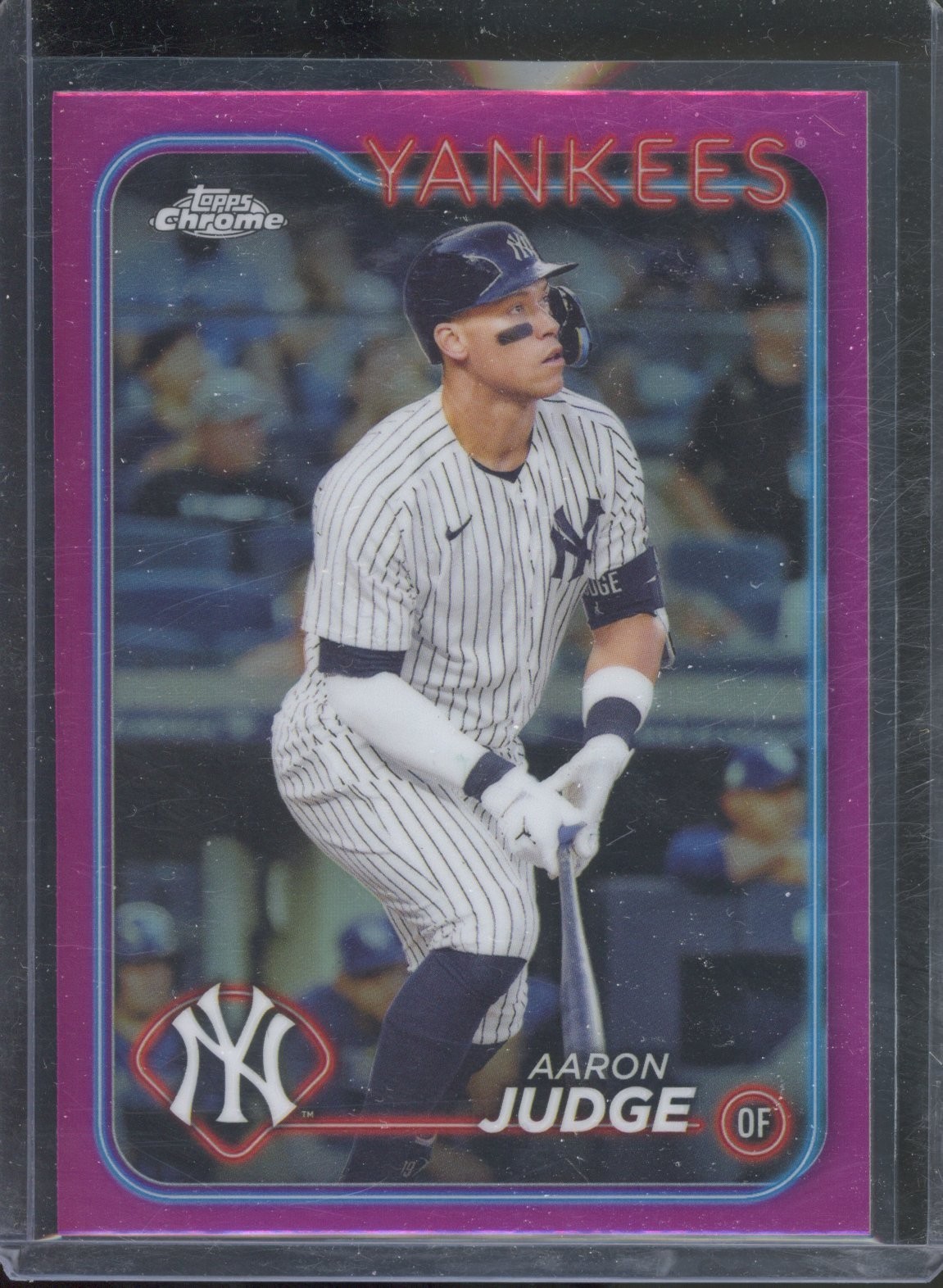 2024 Topps Chrome AARON JUDGE #50 Pink Magenta Refractor New York Yankees