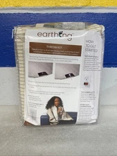 Earthing Throw Kit Set Grounding Blanket With Earthing Book New