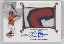 2017 Leaf Trinity Bronze Holofoil Spectrum Cole Brannen Coleman Patch Auto 1h5