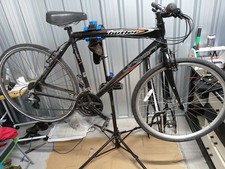 Urban Huttler Road Bike 700C Black Flat Bar Caliper Brake Derailleur No Sus