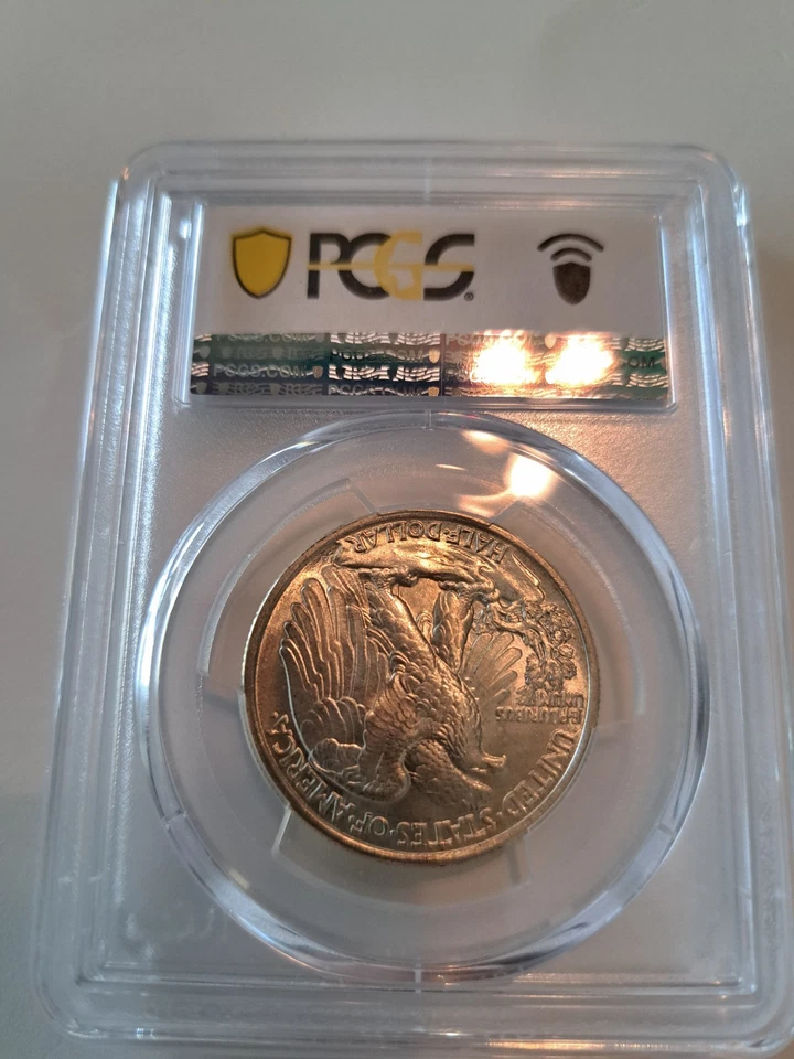 1942-S Liberty Walking Half PCGS MS 65 Gold Shield - Image 2 of 2