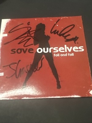 SAVE OURSELVES - FAIL AND FALL - CD SINGLE IN A CARD SLEEVE -signed