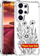 Cool Transparent Silicone Cute Clear Samsung Galaxy S26 Ultra Case for Women