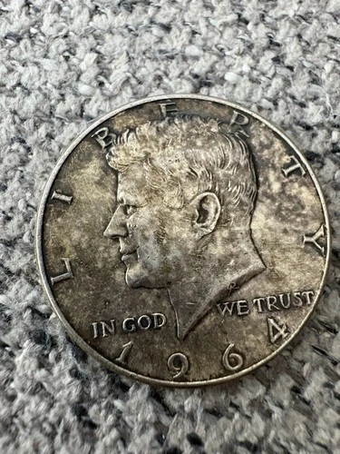1964 Kennedy Half Dollar 50C Silver Circulated US Coin Uncertified